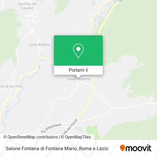 Mappa Salone Fontana di Fontana Mario