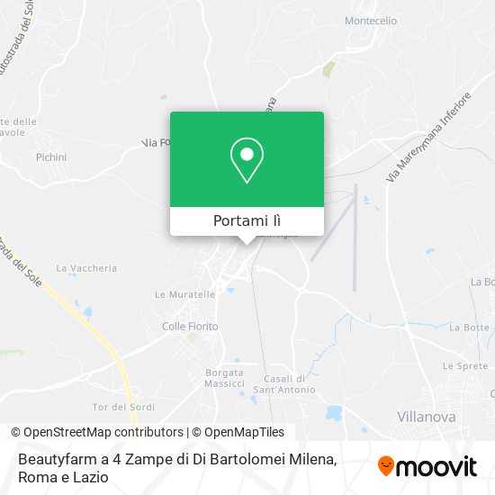 Mappa Beautyfarm a 4 Zampe di Di Bartolomei Milena