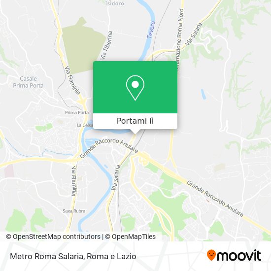 Mappa Metro Roma Salaria