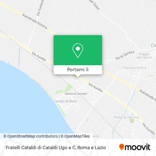 Mappa Fratelli Cataldi di Cataldi Ugo e C
