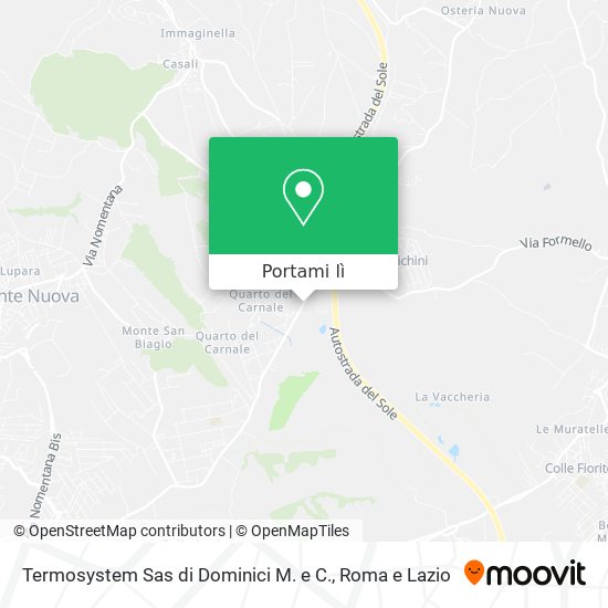 Mappa Termosystem Sas di Dominici M. e C.