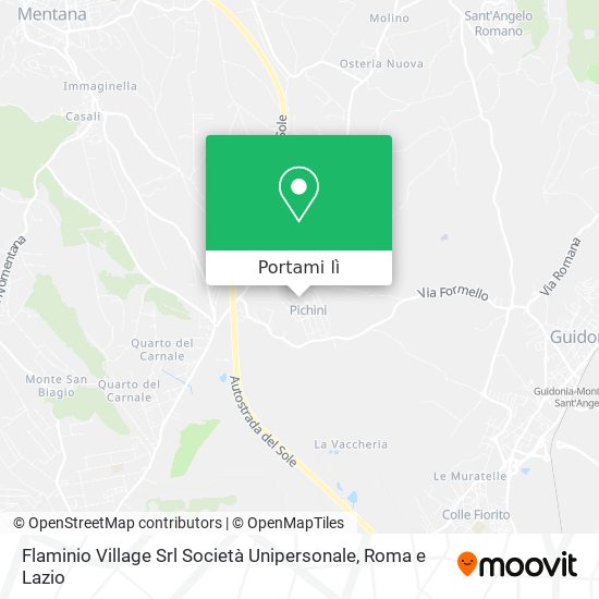 Mappa Flaminio Village Srl Società Unipersonale