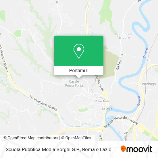 Mappa Scuola Pubblica Media Borghi G.P.