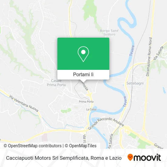 Mappa Cacciapuoti Motors Srl Semplificata