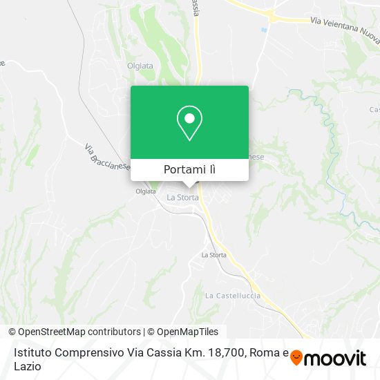 Mappa Istituto Comprensivo Via Cassia Km. 18,700
