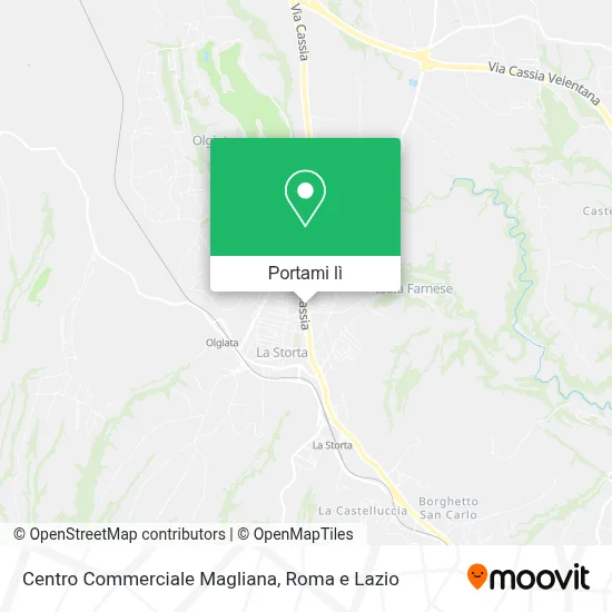 Mappa Centro Commerciale Magliana