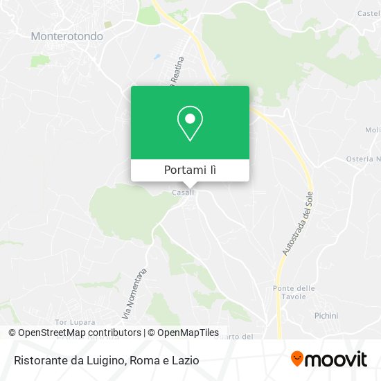 Mappa Ristorante da Luigino