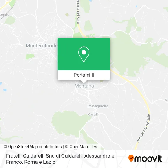 Mappa Fratelli Guidarelli Snc di Guidarelli Alessandro e Franco