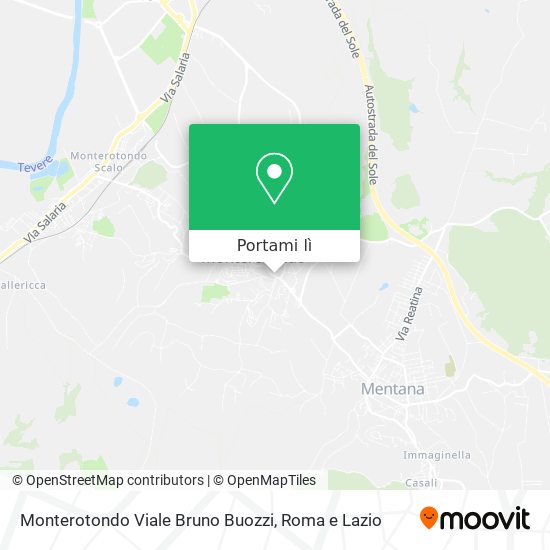 Mappa Monterotondo Viale Bruno Buozzi