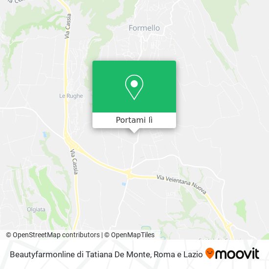 Mappa Beautyfarmonline di Tatiana De Monte