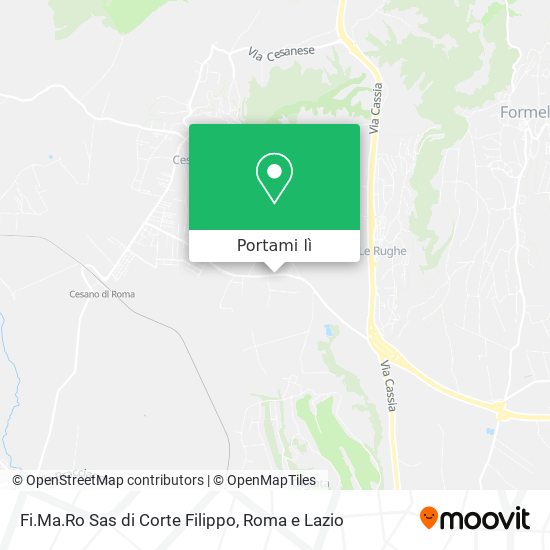 Mappa Fi.Ma.Ro Sas di Corte Filippo