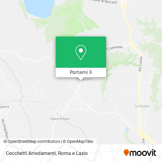 Mappa Cecchetti Arredamenti