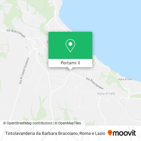 Mappa Tintolavanderia da Barbara Bracciano