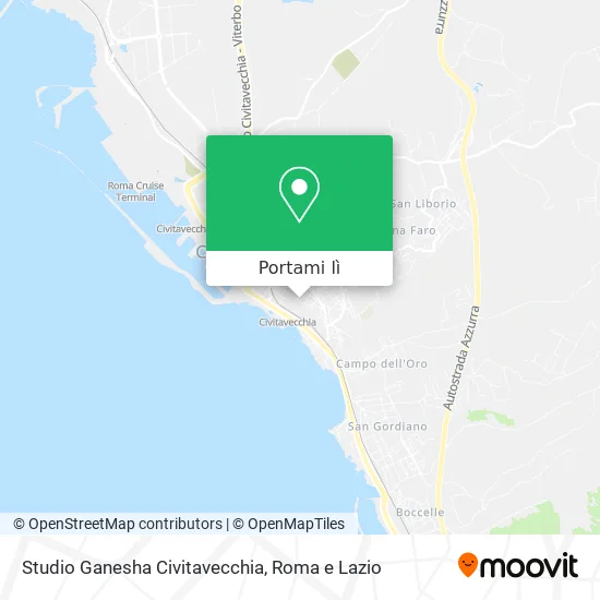 Mappa Studio Ganesha Civitavecchia