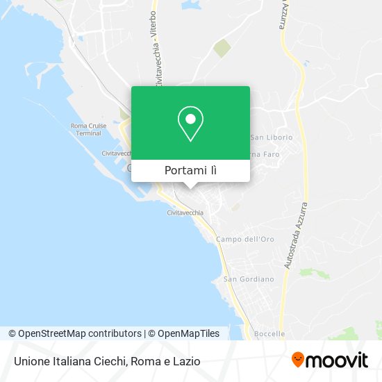 Mappa Unione Italiana Ciechi