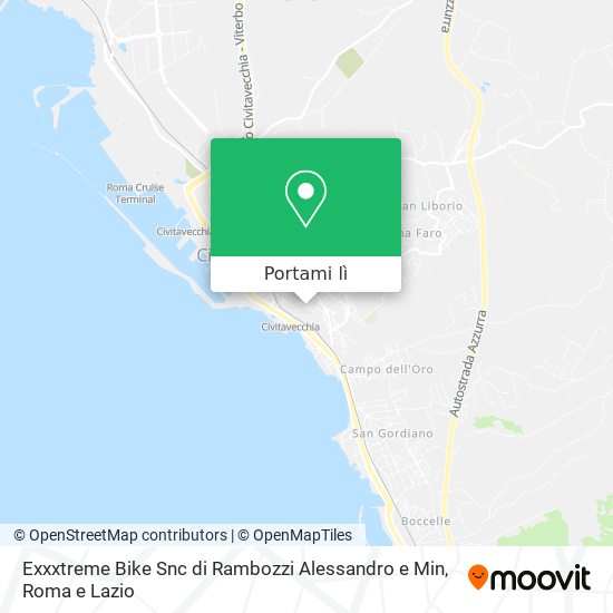 Mappa Exxxtreme Bike Snc di Rambozzi Alessandro e Min