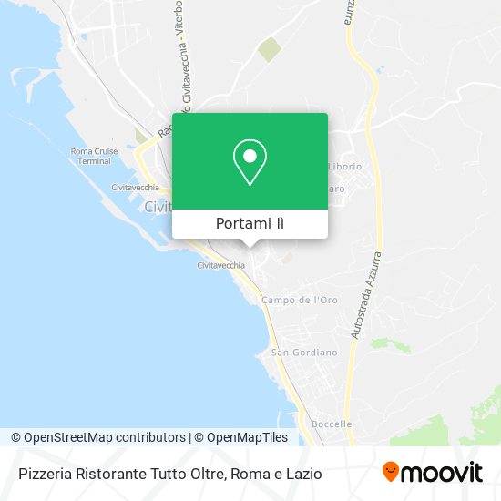 Mappa Pizzeria Ristorante Tutto Oltre