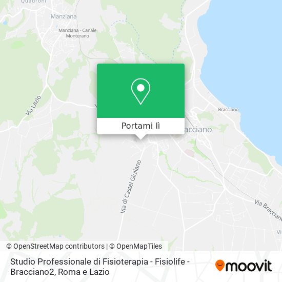 Mappa Studio Professionale di Fisioterapia - Fisiolife - Bracciano2