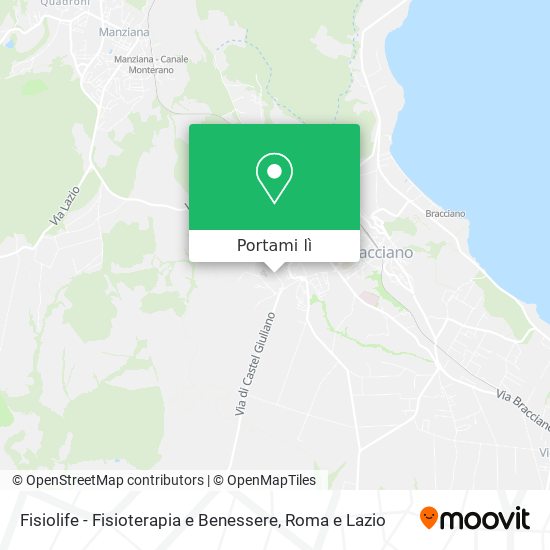 Mappa Fisiolife - Fisioterapia e Benessere