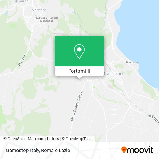 Mappa Gamestop Italy