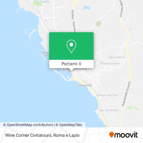 Mappa Wine Corner Civitatours