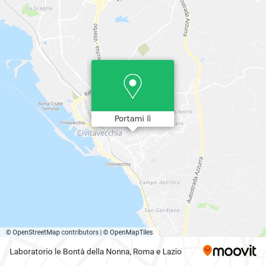 Mappa Laboratorio le Bontà della Nonna