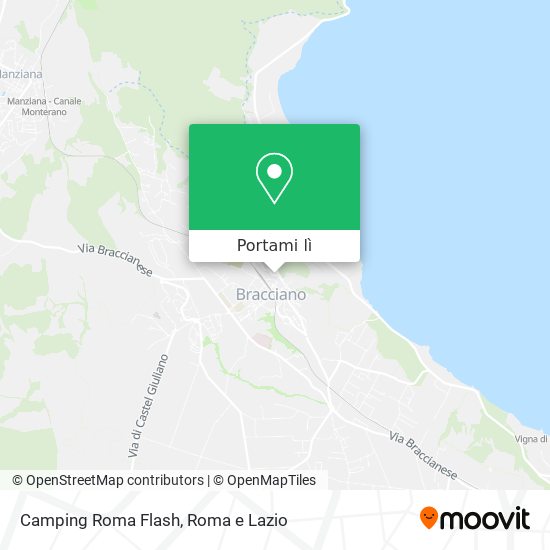 Mappa Camping Roma Flash