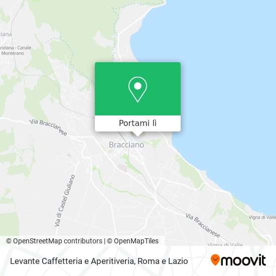 Mappa Levante Caffetteria e Aperitiveria