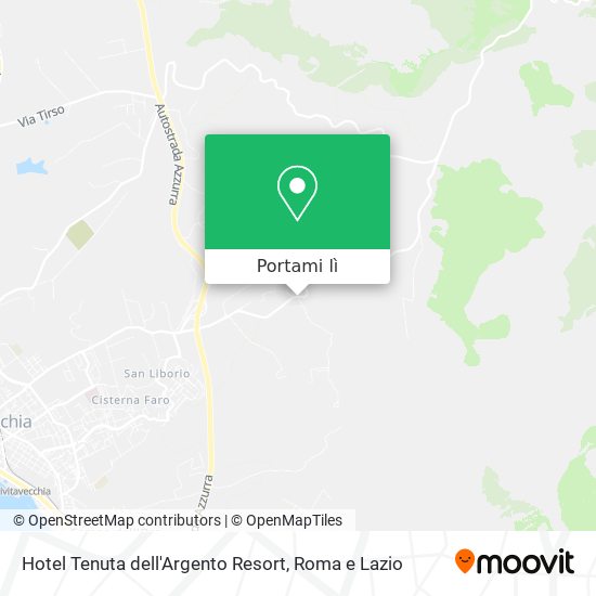 Mappa Hotel Tenuta dell'Argento Resort