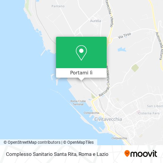 Mappa Complesso Sanitario Santa Rita