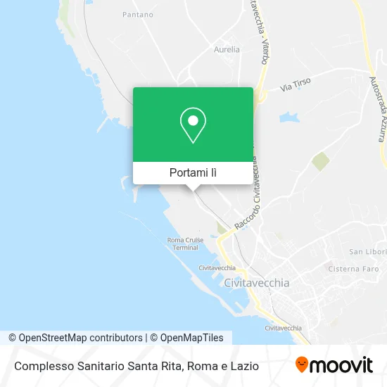 Mappa Complesso Sanitario Santa Rita