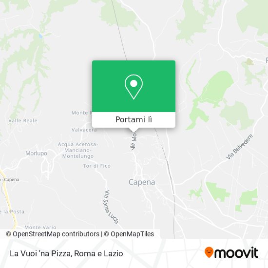 Mappa La Vuoi 'na Pizza
