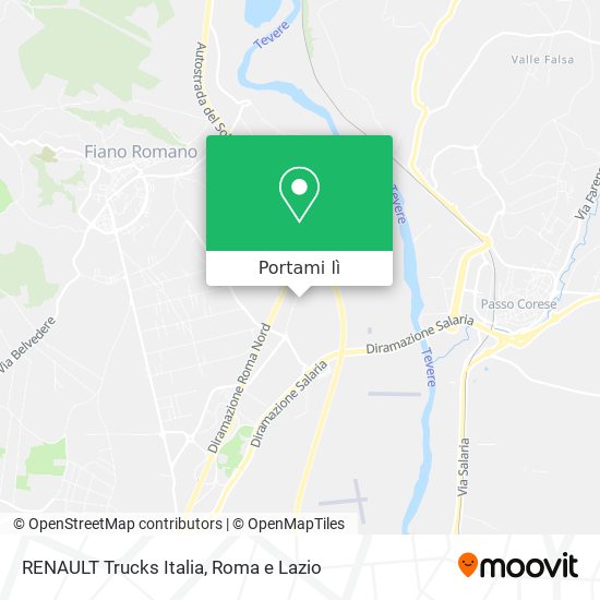 Mappa RENAULT Trucks Italia
