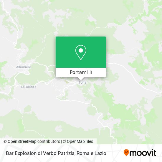 Mappa Bar Explosion di Verbo Patrizia