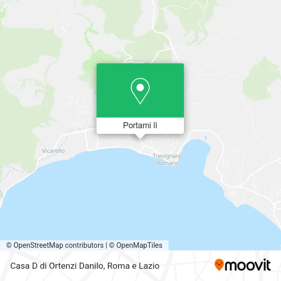 Mappa Casa D di Ortenzi Danilo
