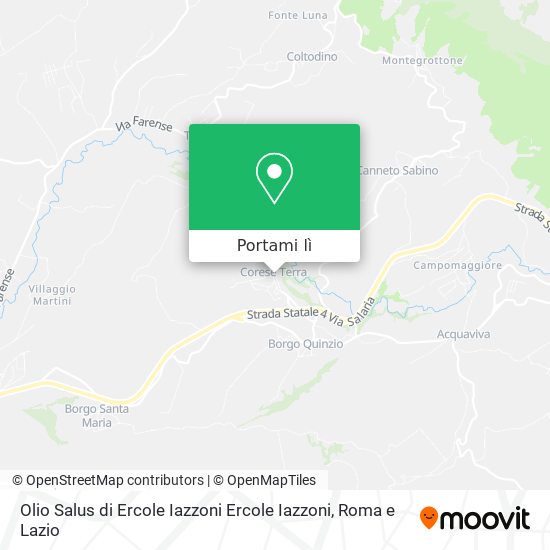 Mappa Olio Salus di Ercole Iazzoni Ercole Iazzoni