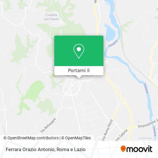 Mappa Ferrara Orazio Antonio