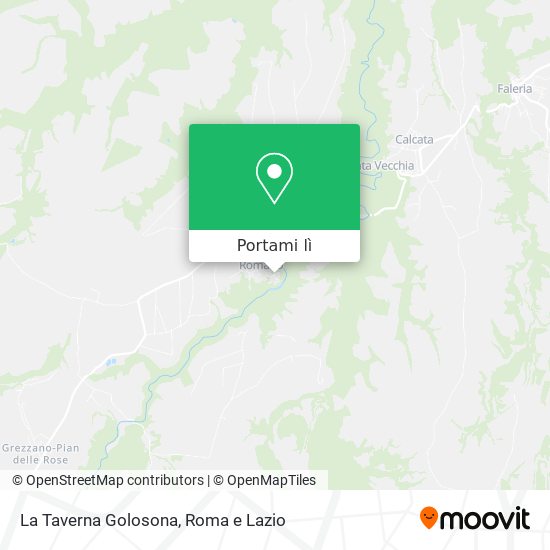 Mappa La Taverna Golosona