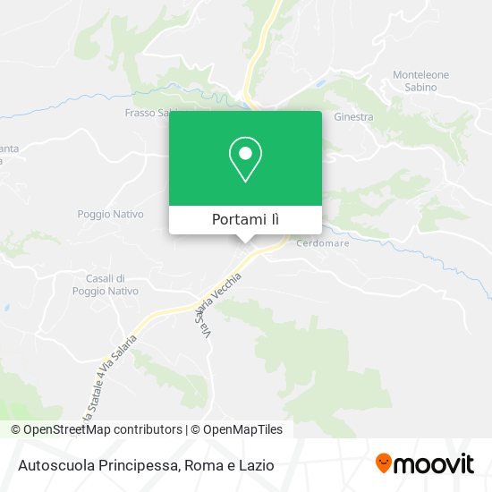 Mappa Autoscuola Principessa