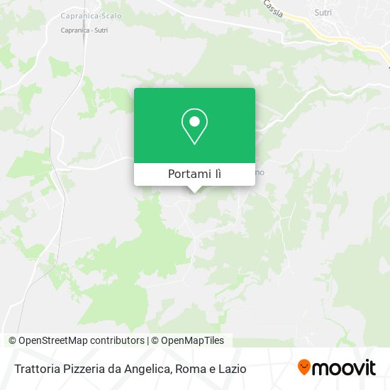 Mappa Trattoria Pizzeria da Angelica