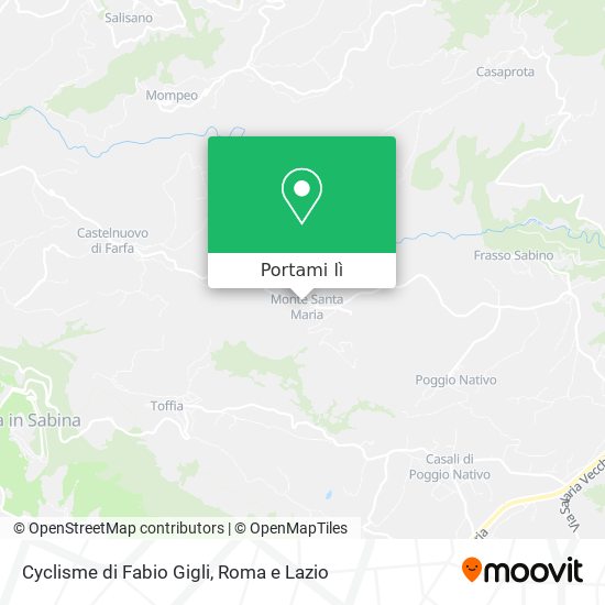 Mappa Cyclisme di Fabio Gigli