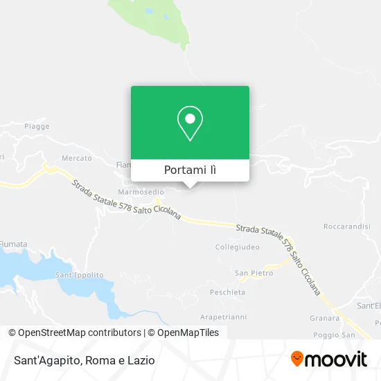 Mappa Sant'Agapito