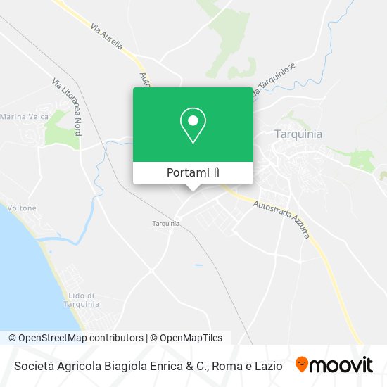 Mappa Società Agricola Biagiola Enrica & C.