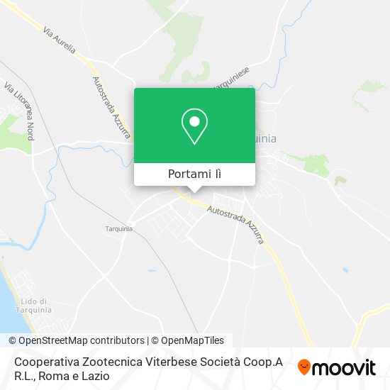 Mappa Cooperativa Zootecnica Viterbese Società Coop.A R.L.