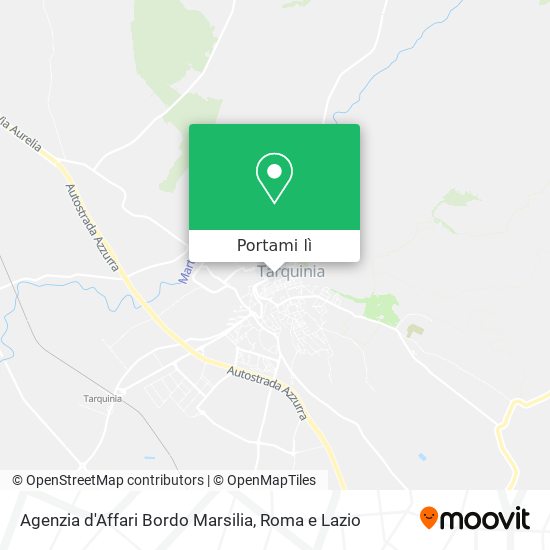 Mappa Agenzia d'Affari Bordo Marsilia