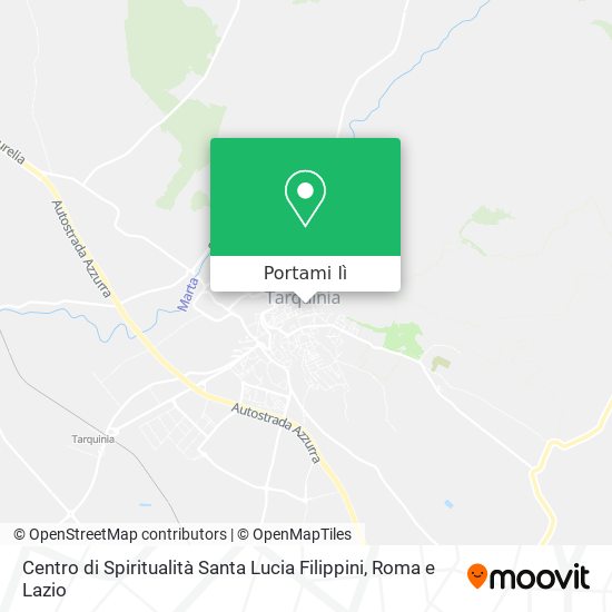 Mappa Centro di Spiritualità Santa Lucia Filippini