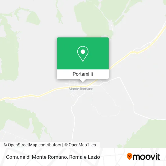 Mappa Comune di Monte Romano