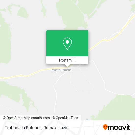 Mappa Trattoria la Rotonda