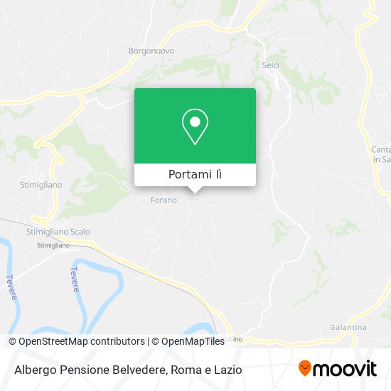 Mappa Albergo Pensione Belvedere