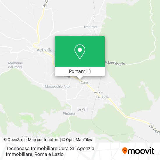 Mappa Tecnocasa Immobiliare Cura Srl Agenzia Immobiliare